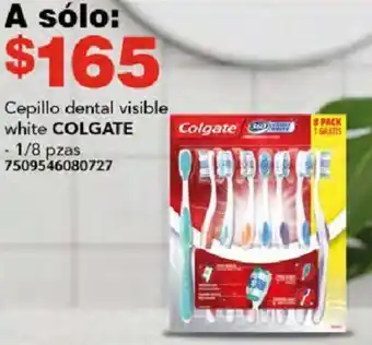 City Club Cepillo dental visible white COLGATE 1/8pzas oferta