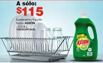 City Club Lavatrastes líquido limón AXIÓN 1/2.8L oferta