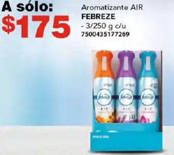 City Club Aromatizante AIR FEBREZE 3/250g oferta