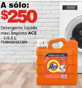City Club Detergente líquido maxi limpieza ACE 1/8.5L oferta
