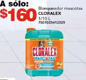 Blanqueador mascotas CLORALEX 1/10L