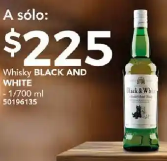 City Club Whisky BLACK AND WHITE 1/700ml oferta