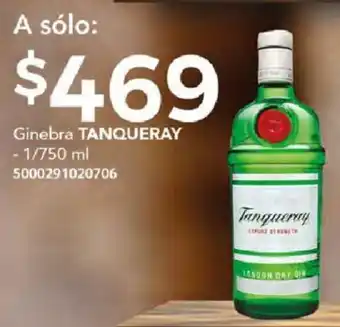 Ginebra TANQUERAY 1/750ml