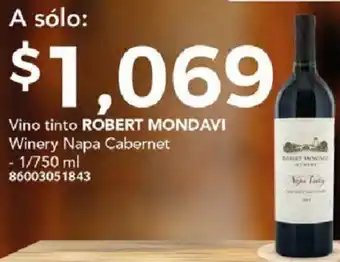 City Club Vino tinto ROBERT MONDAVI Winery Napa Cabernet 1/750ml oferta