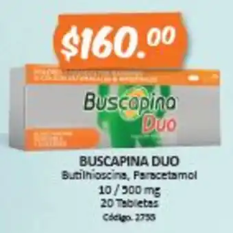 Buscapina Duo 20 Tabletas