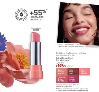 Yves Rocher Labial Rouge Elixir Ultra Brillante 3,5 g c/u oferta