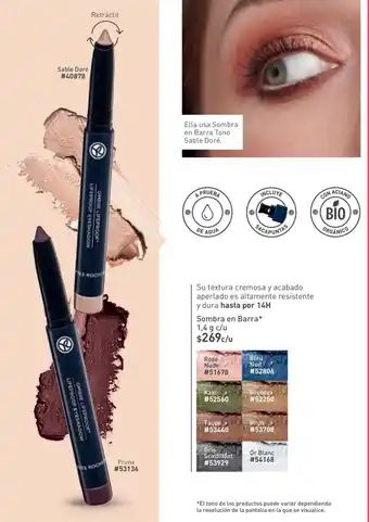 Yves Rocher Sombra en Barra 1,4 g c/u oferta