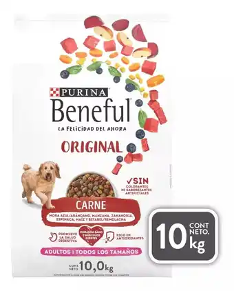 Mercado Libre Croquetas perro adulto purina beneful original carne 10kg oferta