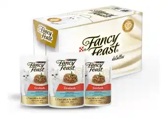 Mercado Libre Alimento fancy feast gato adulto goulash de pavo x12 sobres oferta