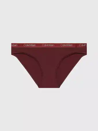 Mercado Libre Panty bikini rojo para mujer con acabado liso calvin klein oferta