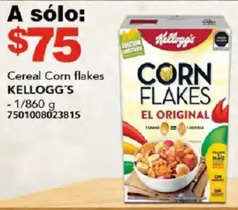 City Club Cereal Corn flakes KELLOGG'S 1/860g oferta