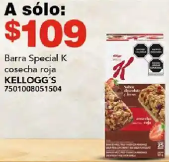 City Club Barra Special K cosecha roja KELLOGG'S oferta
