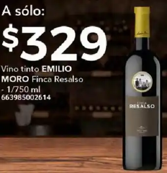 City Club Vino tinto EMILIO MORO Finca Resalso 1/750ml oferta
