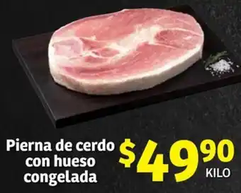 Soriana Híper Pierna de cerdo con hueso congelada oferta