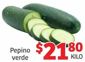 Soriana Híper Pepino oferta