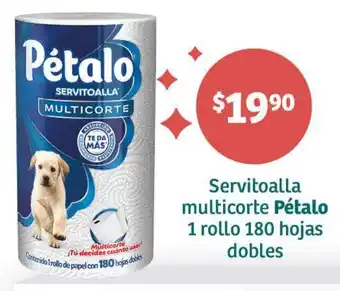 Soriana Híper Servitoalla multicorte Pétalo 1 rollo 180 hojas dobles oferta