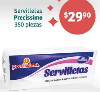 Soriana Híper Servilletas Precíssimo 350 piezas oferta