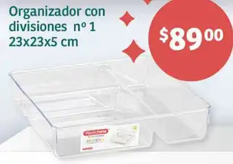 Soriana Híper Organizador con divisiones nº 1 23x23x5 cm oferta