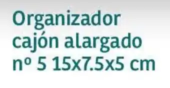 Soriana Híper Organizador cajón alargado n° 5 15x7.5c5cm oferta