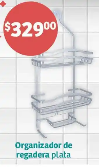 Soriana Híper Organizador de regadera plata oferta