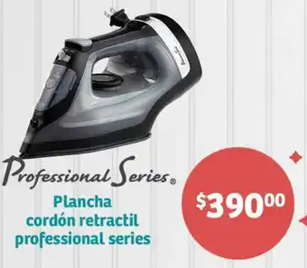 Soriana Híper Plancha cordón retractil professional series oferta