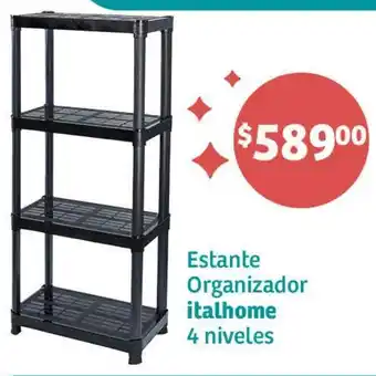 Soriana Híper Estante Organizador italhome 4 niveles oferta