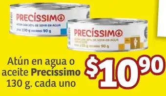 Soriana Híper Atún en agua o aceite Precíssimo 130g oferta