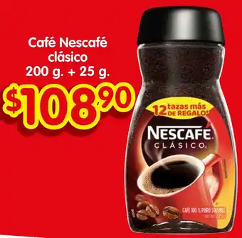 Soriana Híper Café Nescafé clásico 200g + 25g oferta