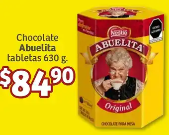 Soriana Híper Chocolate Abuelita tabletas 630g oferta