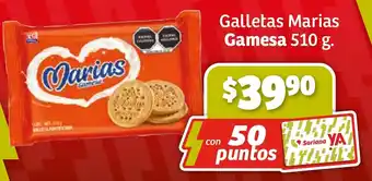 Soriana Híper Galletas Marias Gamesa 510g oferta