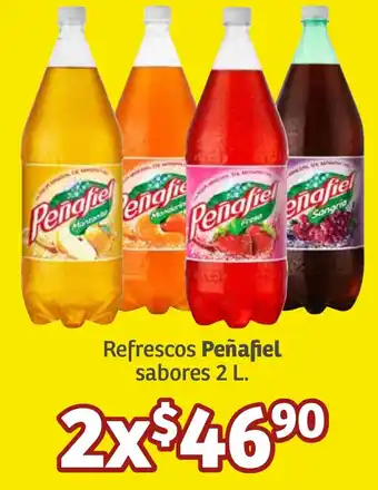 Soriana Híper Refrescos Peñafiel sabores 2L oferta