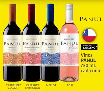 Soriana Híper Vinos PANUL 750ml oferta