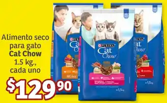 Soriana Híper Alimento seco para gato Cat Chow 1.5kg oferta
