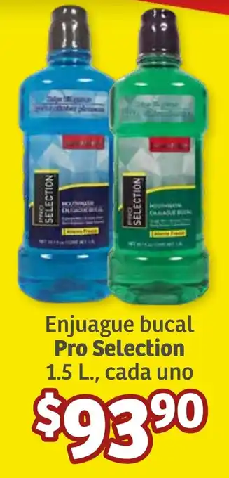 Soriana Híper Enjuague bucal Pro Selection 1.5L oferta