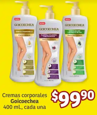 Cremas corporales Goicoechea 400ml
