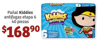 Pañal Kiddies antifugas etapa 6 40 piezas