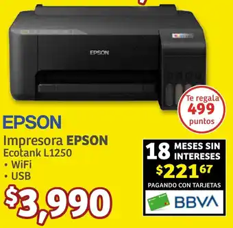EPSON Impresora EPSON Ecotank L1250
