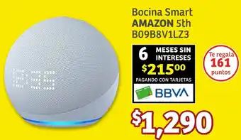 Soriana Híper Bocina Smart AMAZON 5th B09B8V1LZ3 oferta