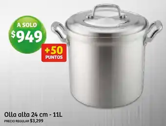 Soriana Híper Olla alta 24 cm 11L oferta