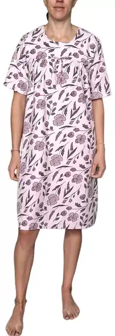 Mercado Libre Pijama bata camisón polar manga corta dama intime 40540 oferta