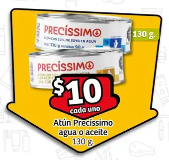 Soriana Express Atún Precíssimo agua o aceite 130 g. c/u oferta