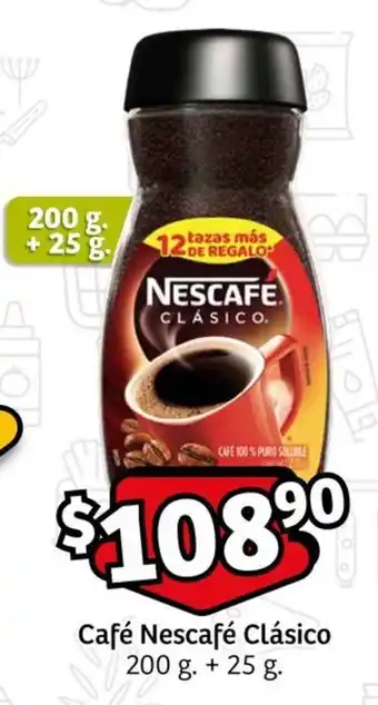 Café Nescafé Clásico 200 g. + 25 g.