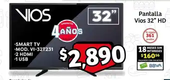 Soriana Express Pantalla Vios 32" HD oferta