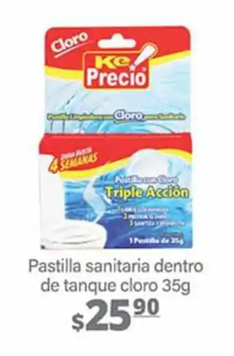 La Comer Pastilla sanitaria dentro de tanque cloro 35g oferta