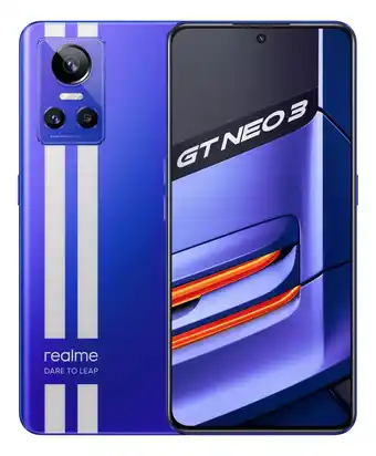 Mercado Libre Realme gt neo 3 12gb ram 256gb rom 150w cargador dimensidad 8100 5g 120hz pantalla amoled 4500mah nltro azul color azul nitro oferta