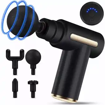 Mercado Libre Pistola de masaje muscular para relajar aliviar el dolor color gris/negro oferta