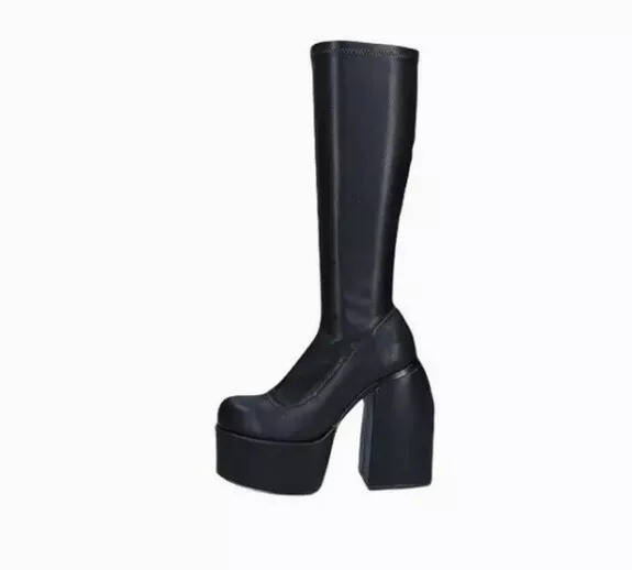 Botas con best sale plataforma mercado libre