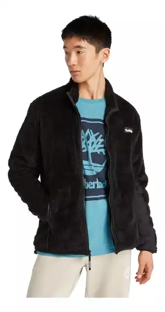 Mercado Libre Chamarra polar de pelo timberland logo estampado unisex oferta