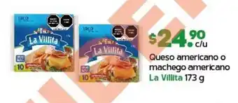 Queso americano o machego americano La Villita 173 g