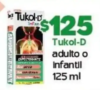Tukol-D adulto o infantil 125 ml
